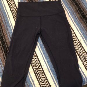 Lululemon navy/dark blue Align Crop Leggings W’s 8